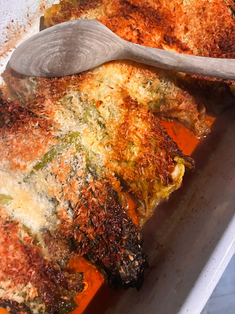 Indonesian cabbage rolls