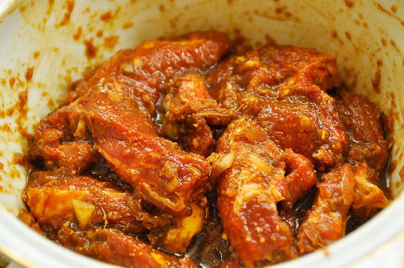 Babi Pangang - Pork Chops marinate over night or for few hours