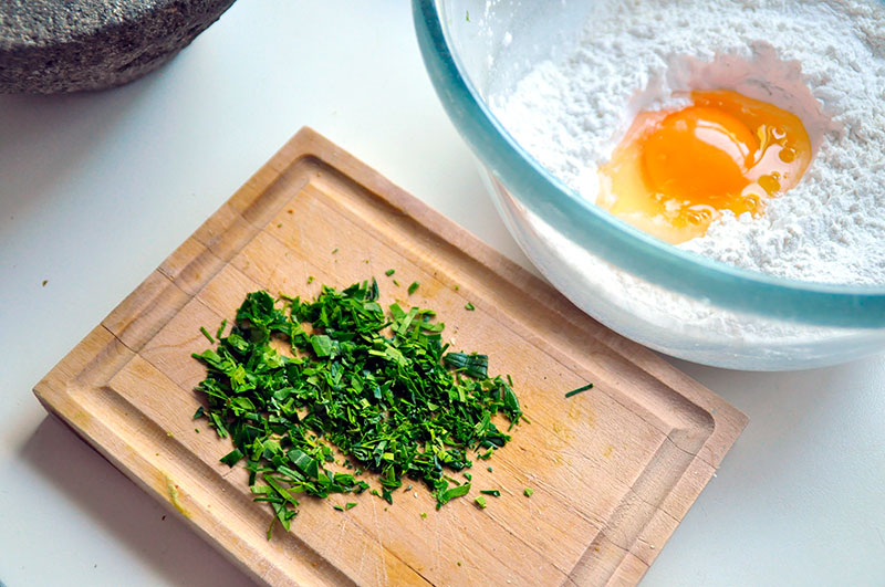 Fijngesneden djeroek poeroet