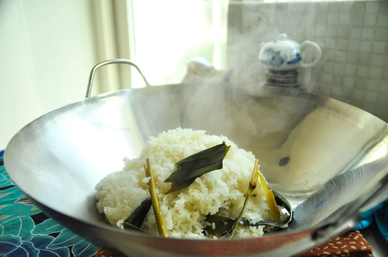 Wajik - Indonesische Kleefrijstsnack met Javaanse Suiker