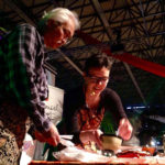 Pisang Susu Kookshow - Huishoudbeurs 2017 - Pasar Colors - Sous chef aan het werk